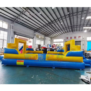 Aire de jeux gonflables géante pour extérieur, arène sportive, terrain de volley-ball gonflable avec trampoline pneumatique - Product Image 6