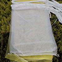 Sac en filet mono HDPE anti-insectes pour la protection des fruits, filet pour arbres fruitiers avec cordon de serrage