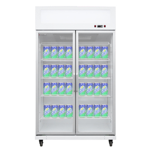 Réfrigérateurs verticaux commerciaux d'occasion pour magasins <span class=keywords><strong>de</strong></span> proximité, vitrines réfrigérées pour boissons, bières, congélateurs réfrigérés à vendre - Product Image 4