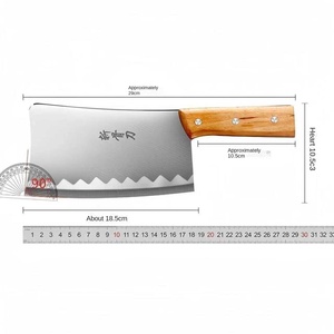 Coltello <span class=keywords><strong>da</strong></span> Macellaio Professionale Rinforzato per Taglio Ossa, Lama in Acciaio <span class=keywords><strong>Serie</strong></span> 3Cr <span class=keywords><strong>da</strong></span> 17cm, Coltello <span class=keywords><strong>da</strong></span> Chef per <span class=keywords><strong>Cucina</strong></span> - Product Image 4