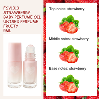 Parfum en gros personnalisé avec LOGO, parfum fruité à la fraise, arôme personnalisé, logo personnalisé, 5 ml, roll-on, unisexe, EDP, huile de parfum portable