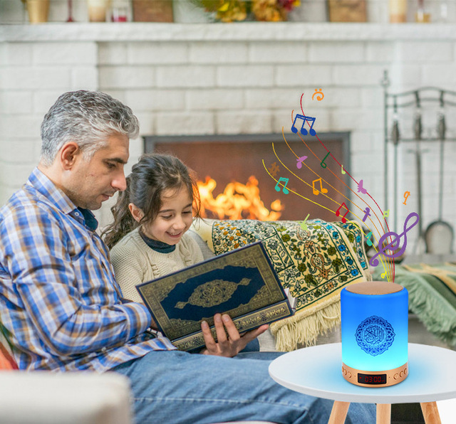 Hot Sales Multifunctional Language Led Smart Ai App Control Quran Speaker