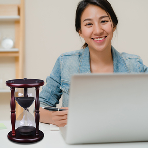Sablier en bois OEM personnalisé avec logo et couleur de sable, emballage pour cadeau promotionnel, événementiel ou souvenir de marque - Product Image 5