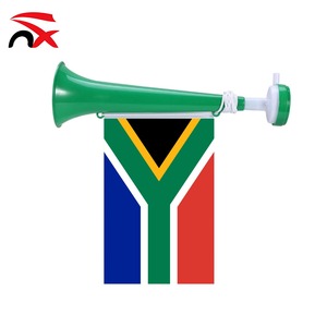 Camiseta de Fútbol Personalizada de <span class=keywords><strong>Sudáfrica</strong></span>, <span class=keywords><strong>Bandera</strong></span> y Pancarta de Poliéster y Vuvuzela para Productos Promocionales de <span class=keywords><strong>Sudáfrica</strong></span> - Product Image 2