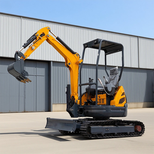 Demand for Best-selling Machinery Compact Mini Excavator 1ton 2ton Rubber Track Hydraulic Digger Low Consumption for Garden - Product Image 1