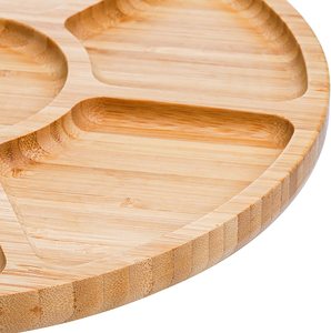 Plateau de service divisé Relish Sectional Snack <span class=keywords><strong>Tray</strong></span> avec 7 compartiments mobiles pour bonbons 13 ''Veggie <span class=keywords><strong>Tray</strong></span> Container Bowls - Product Image 3
