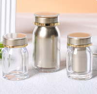 Bouteilles en acrylique personnalisées de 45 ml, 100 ml, 150 ml, contenants d'étanchéité pour comprimés et capsules, petites bouteilles anti-lumière pour compléments alimentaires