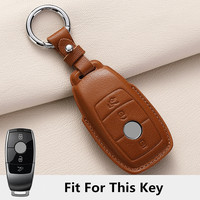 Nouvelle Housse de Clé Intelligente en Cuir d'Agneau pour Mercedes-Benz Classes C, E, GLC, GLE, EQC, EQE, EQS – Accessoires pour Clés de Voiture