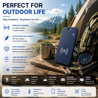 Carte de suivi intelligente ultra-fine certifiée MFi de 1,8 mm avec recharge sans fil et GPS pour Apple Find My et Android Find My Device