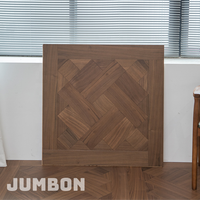 Parquet en bois dur, parquet contrecollé en noyer noir pour applications résidentielles et hôtelières de luxe