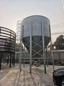 Silo Conico OUMU per Stoccaggio, Silo per Cereali con Fondo a Tramoggia, 3-50 Tonnellate, in Acciaio Anticorrosione ad Alta Resistenza, Garanzia 1 Anno - Product Image 4