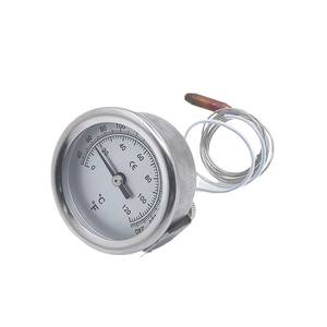 Termómetro capilar de acero inoxidable 0-120C con pantalla circular para horno de pizza con contacto de aleación de cobre y plata - Product Image 5