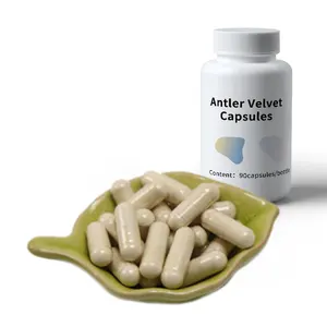 Groothandel Bulkprijs Oem Hertengewei Fluweel Poeder Gewei Fluwelen Capsules Heath Supplement