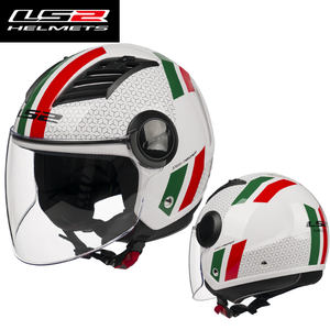 Medio <span class=keywords><strong>Casco</strong></span> Unisex <span class=keywords><strong>LS2</strong></span> OF562 Talla XL con Visera Equipo de Seguridad Protector para Motocicletas y Bicicletas Eléctricas Material ABS - Product Image 5