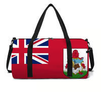Sac de voyage à bandoulière avec drapeau du Belize, sac de sport, sac de voyage pour le week-end, confortable et portable