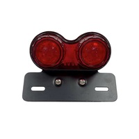 Pantalla LED Universal Personalizada Tipo Ojo de Gato, 6 Lentes, Posición Inferior, Nueva Luz de Señal de Giro de Repuesto para Motocicleta, Placa de Matrícula