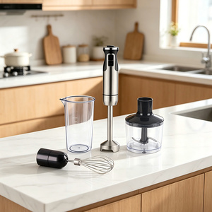 <span class=keywords><strong>Mixeur</strong></span> <span class=keywords><strong>Plongeant</strong></span> Électrique à Vitesse Variable 1000W-1400W avec Gobelet, Certifié CE LFGB, pour Soupe et Purée Maison - Product Image 4