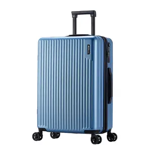 Bolsa de equipaje personalizada, Maleta de viaje de 20, 24 y 28 pulgadas, Abs, Pc, carcasa dura brillante, a la moda