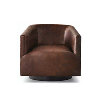 Canapé d'angle en cuir personnalisable pour salon, style abri, avec accoudoirs, coussins moelleux et cadre en bois, idéal pour villa et appartement