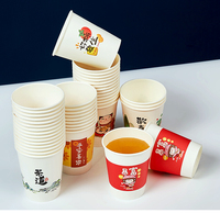 Gobelet en papier jetable à double paroi de 550 ml, boîte à sandwich pour thé au lait, boissons à emporter, plus de boîtes TakoYoki