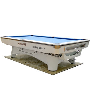 Table de billard 8 pieds 9 pieds XINGJUE 2023 (B) noire et blanche pour Club ou domestique, populaire XJ-9-6-2