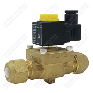 1090/6 <span class=keywords><strong>3</strong></span>/4 ''Flare 2 vías normalmente cerrada válvula solenoide de refrigeración para sistema de aire acondicionado HVAC 12V 24V 110V 220V - Product Image 1