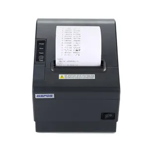 Impresora térmica de recibos Pos de 80mm, dispositivo de impresión de corte automático con puerto USB y lan para cocina, gran oferta
