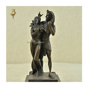 Peint à la main décor cadeaux figurines sculpture en bronze statues de <span class=keywords><strong>pharaon</strong></span> égyptien - Product Image 4
