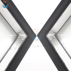 Espaciador de doble acristalamiento de puerta <span class=keywords><strong>y</strong></span> ventana de aluminio fijo moderno con vidrio templado calificado Energy Star adhesivo - Product Image 3