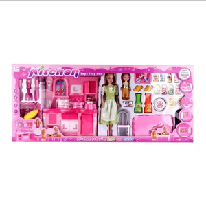 Set Gioco di Ruolo <span class=keywords><strong>Cucina</strong></span> per Bambini con Musica, Luci e Bambola - Vendita all'Ingrosso - Product Image 4