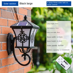 Applique murale solaire à LED en aluminium IP65 pour portail extérieur étanche pour extérieur Applique murale solaire à LED montée en surface - Product Image 6