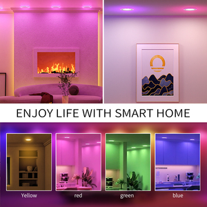 Lõm bề mặt <span class=keywords><strong>RGB</strong></span> <span class=keywords><strong>LED</strong></span> Bảng điều chỉnh ánh sáng siêu mỏng ánh sáng Trần 9 + 3 Wát hai màu Vòng trần Downlight - Product Image 5