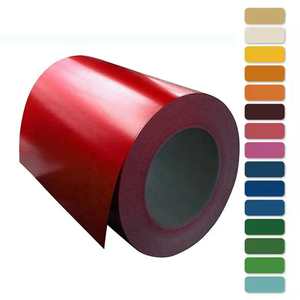 ขดลวดเหล็กชุบสังกะสีแบบมีสี Ral9010ขนาด0.45มม. 0.5มม. <span class=keywords><strong>9002</strong></span>โครงประตู - Product Image 3