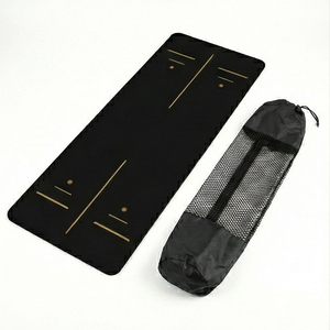 Tapete de <span class=keywords><strong>Yoga</strong></span> de Doble Capa de TPE Premium con Logotipo Personalizado OEM, 6mm, Antideslizante, Ecológico, para Pilates, Ejercicio, Gimnasia, con Bolsa de Transporte - Product Image 1