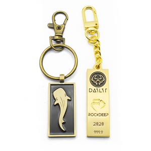 Llavero de Metal Esmaltado Duro Personalizado de Fábrica, Chapado en Oro, con Diseño de Dibujos Animados, Recuerdo Turístico - Product Image 2