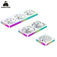 Módulo de Ventilador ARGB Unificado AntarcChill Premium de 360 mm, Doble Bucle de Luz, Ventiladores de 12 cm Interconectados para Chasis de PC de Lujo