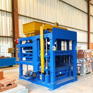 Donyue QT4-15 Interlock Automático Uso Doméstico Cement <span class=keywords><strong>Block</strong></span> <span class=keywords><strong>Making</strong></span> <span class=keywords><strong>Machine</strong></span> Concrete Brick Maker Motor Pump Linha de moldagem para Sand Raw - Product Image 1