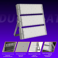 Projecteur LED CE ROHS IP66 500W 90lm/W Étanche en Aluminium Moulé Sous Pression Dissipation Thermique 5000K Lumière de Grand Mât pour Stade et Place Publique