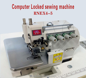 Machine à coudre industrielle informatisée à grande vitesse, à bras mobile, à deux aiguilles et cinq fils, pour la <span class=keywords><strong>couture</strong></span> de bords de jeans et de t-shirts RNEX4-5 - Product Image 6