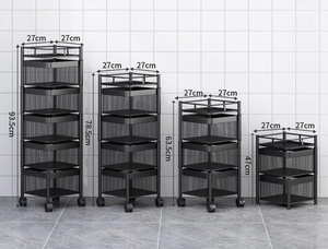 Многослойная вращающаяся полка для корзин - Product Image 3