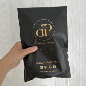 Custom Low MOQ Postal <b>Bags</b> Black Matte logo Shipping <b>Bag</b> Clothing Poly Mailing <b>Package</b> - Product Image 5