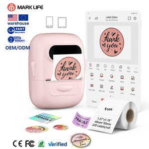 Impresora de Etiquetas Térmicas de Diseño Minimalista Marklife Mini Impresora de Logos Portátil Máquina de Impresión de Pegatinas para Pequeñas Empresas - Product Image 1