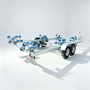<span class=keywords><strong>Remolque</strong></span> de <span class=keywords><strong>Barco</strong></span> de Doble Eje de 8.2 <span class=keywords><strong>Metros</strong></span> <span class=keywords><strong>para</strong></span> Lanchas Rápidas y Yates, Fabricante de Estructuras de Barcos, Personalización Disponible - Product Image 4