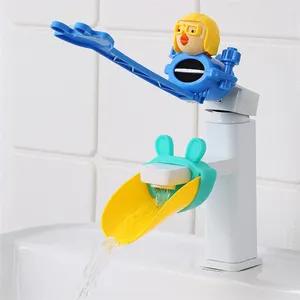 Estensore adorabile del rubinetto del fumetto per il lavaggio della mano dei bambini In cucina degli accessori del lavandino del bagno conveniente per l'aiutante di lavaggio del bambino