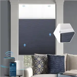 Luxury modern design cellular electric smart honeycomb blinds insulated honeycomb blinds fo