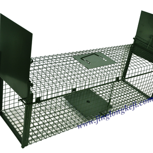 <span class=keywords><strong>Cage</strong></span> de capture et de libération humanisée pour chats sauvages en fil métallique pliable, <span class=keywords><strong>cage</strong></span> de capture d'animaux sauvages à 2 portes - Product Image 4