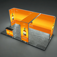 Boîte à lumière LED portable SEG PVC personnalisée avec impression, support d'affichage publicitaire rétroéclairé sans cadre pour stand de salon professionnel