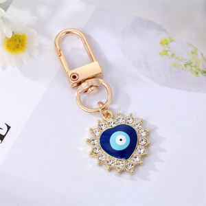 Mắt Ác Keychain Bảo Vệ Quyến Rũ Cho Nam Giới Phụ Nữ Xe Vòng Chìa Khóa Túi Ví Phụ Kiện May Mắn Amulet Đồ Trang Sức Kim Loại Móc Chìa Khóa - Product Image 3