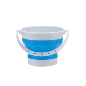 10L Portable <strong>Folding</strong> <strong>Bucket</strong> Outdoor Thick Silicone Fishing Supplies <strong>Folding</strong> <strong>Bucket</strong> for Fishing Promotion Camping Car Wash - Product Image 4