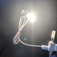 US 2 prise plate 20awg lampe de noël chaîne fil polarité assemblage prise avec fusible prise 90CM câble E12 support de lampe